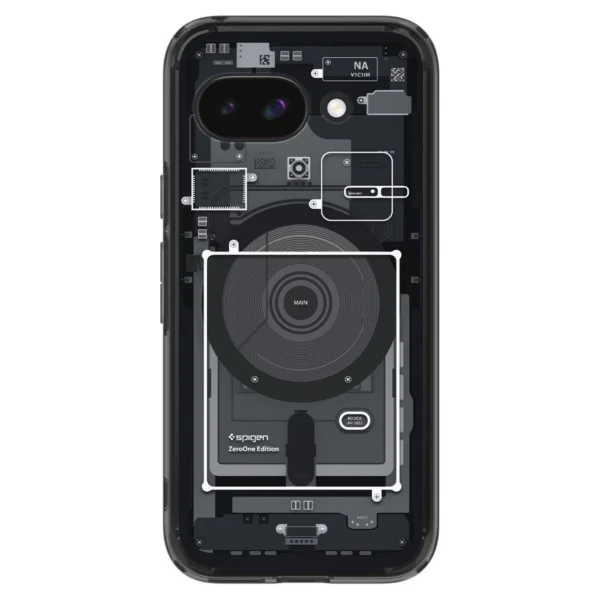 Spigen Ultra Hybrid Mag MagSafe Case for Google Pixel 9A Zero One - Blackeng