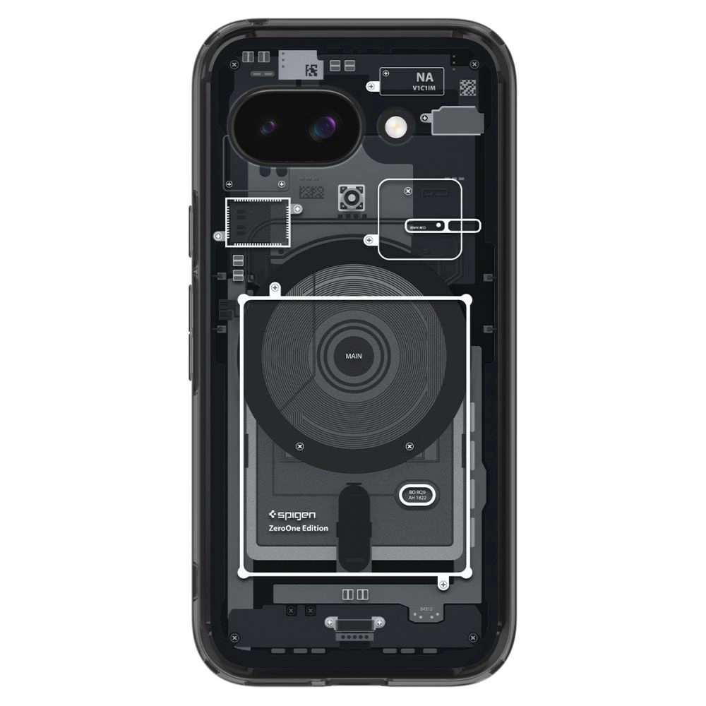 Spigen Ultra Hybrid Mag MagSafe Case for Google Pixel 9A Zero One - Blackeng