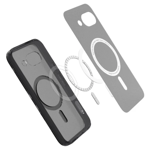 Spigen Ultra Hybrid Mag MagSafe Case for Google Pixel 9A - Clear Blackeng