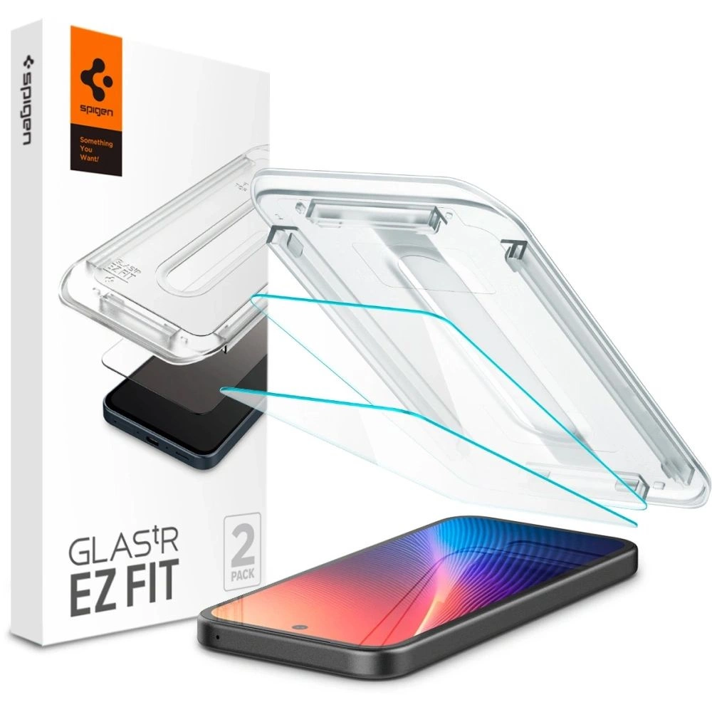 Spigen Glas.TR "Ez Fit" Tempered Glass 2-pack for Google Pixel 9A - Cleareng