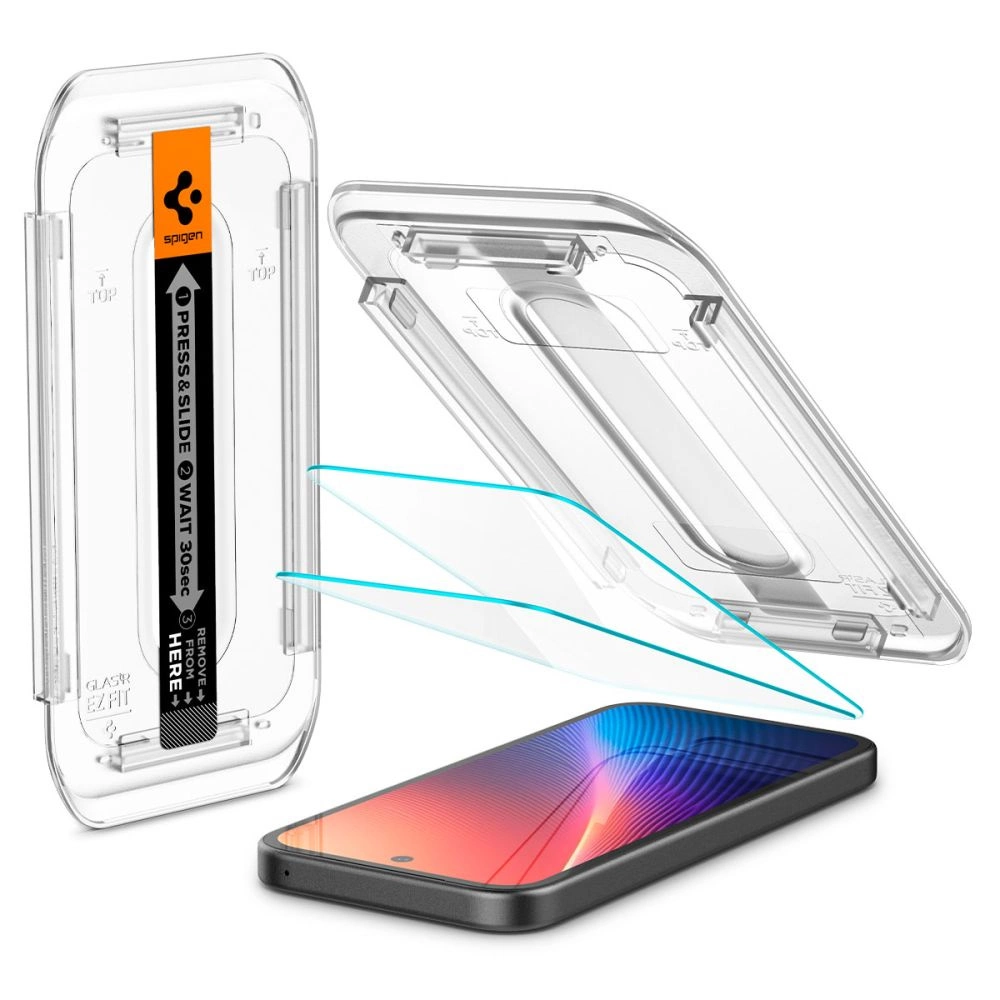 Spigen Glas.TR "Ez Fit" Tempered Glass 2-pack for Google Pixel 9A - Cleareng