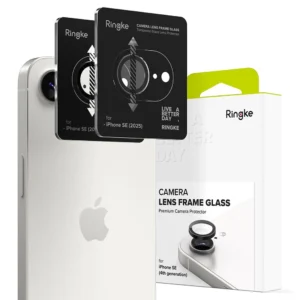 Ringke Camera Frame Protector 2-pack for iPhone 16e - Blackeng