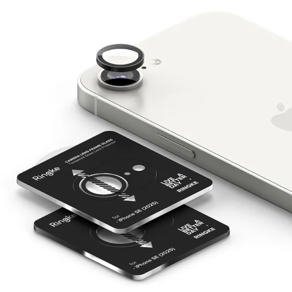 Ringke Camera Frame Protector 2-pack for iPhone 16e - Blackeng