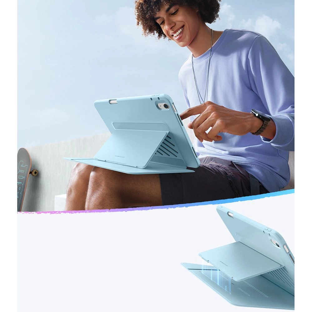 ESR Flip Hybrid Case for iPad Air 13" 1 / 2 - Blueeng