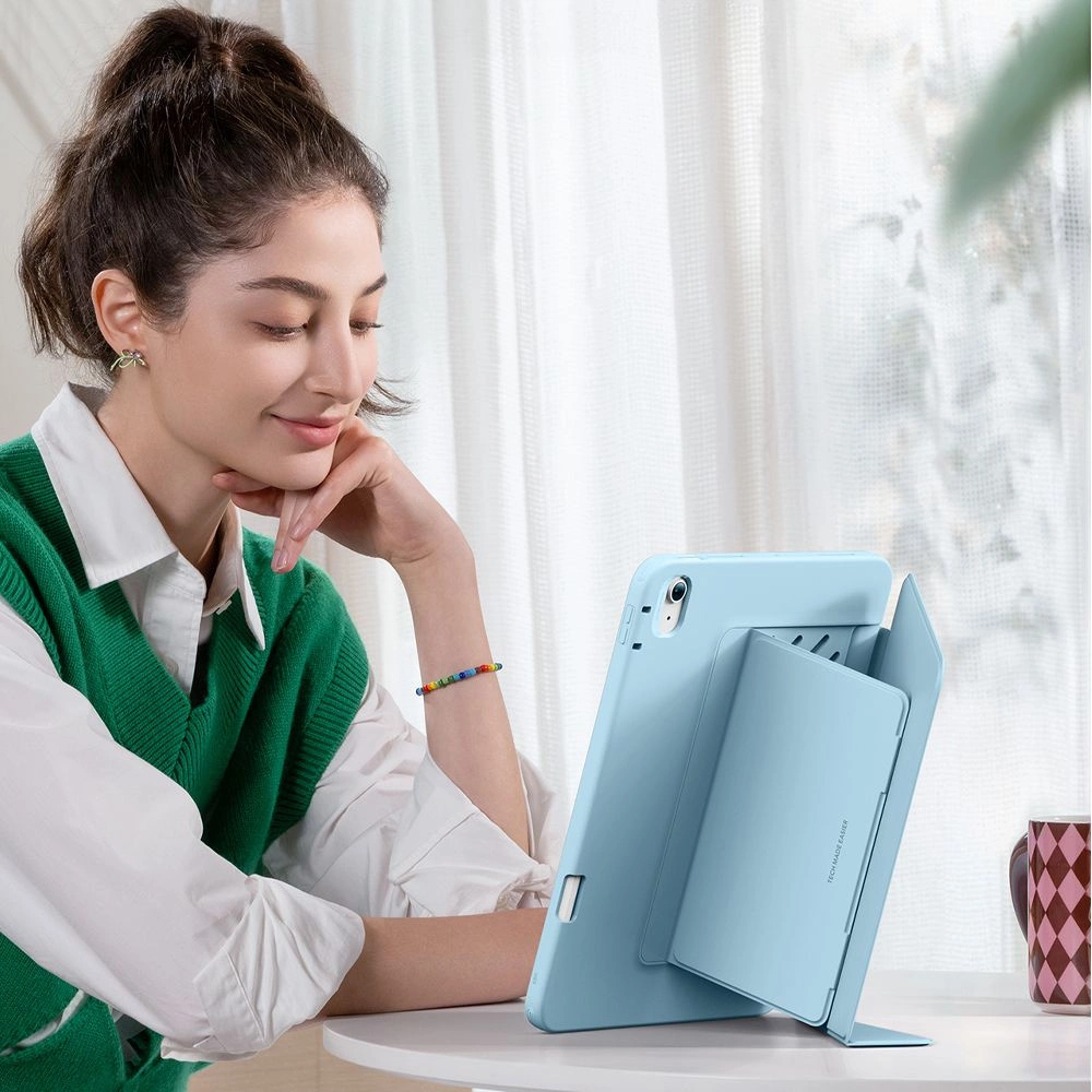 ESR Flip Hybrid Case for iPad Air 13" 1 / 2 - Blueeng