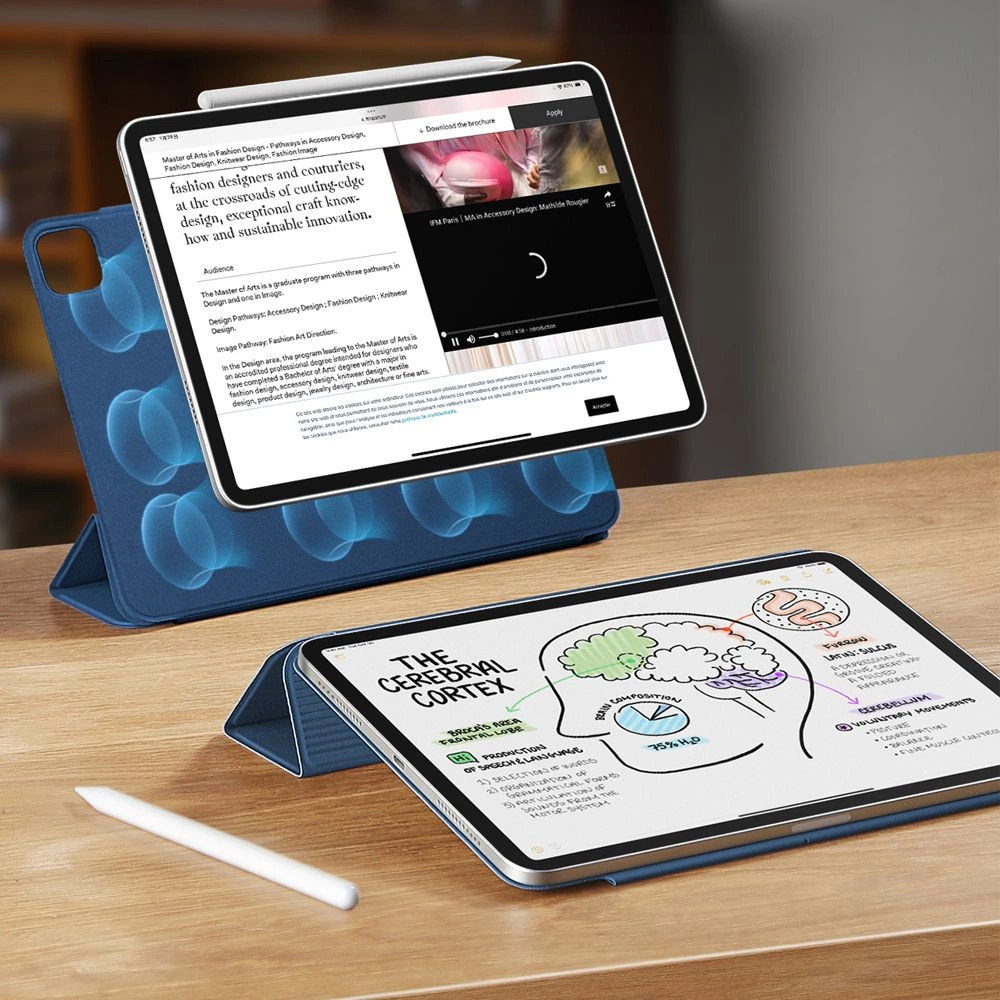 ESR Rebound Magnetic Case for iPad Pro 12.9” 2020 / 2021 / 2022 / iPad Air 13” 2024 / 2025 - Blueeng