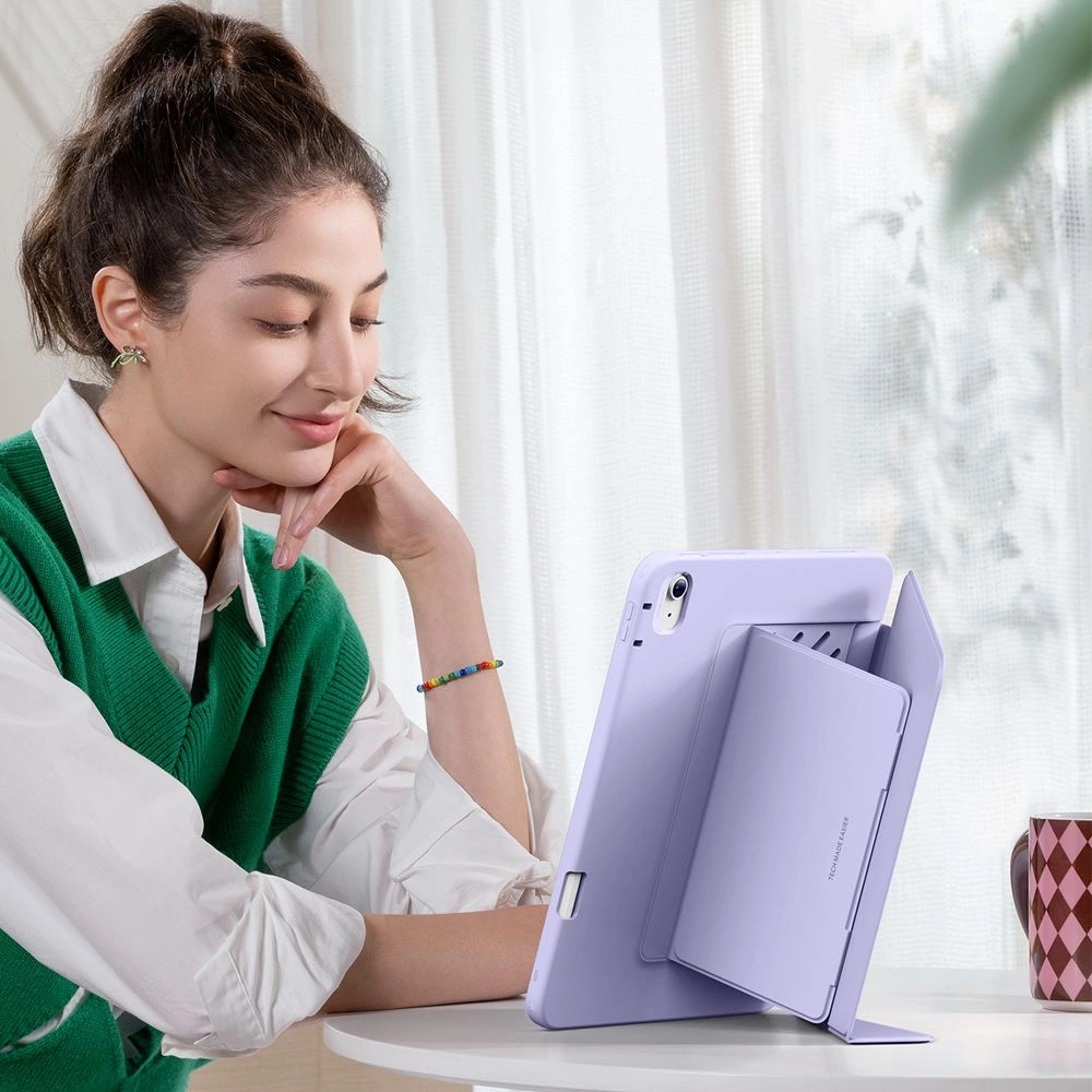ESR Flip Hybrid Case for iPad Air 13" 1 / 2 - Purpleeng
