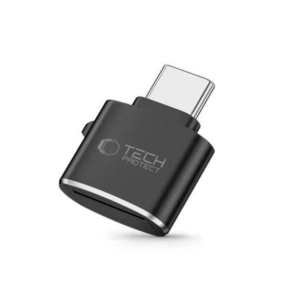 Tech-Protect UltraBoost microSD card reader adapter with USB-C - blackeng