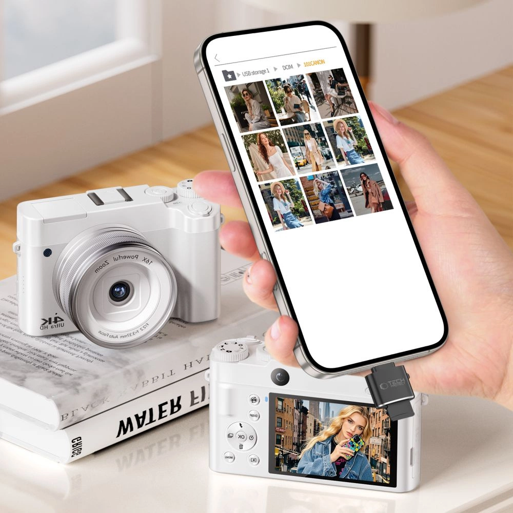 Tech-Protect UltraBoost microSD card reader adapter with USB-C - blackeng