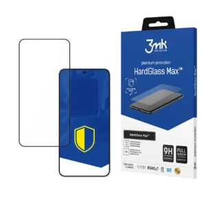 Tempered glass 3mk HardGlass Max Black for Samsung Galaxy S25 Edgeeng