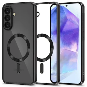 Tech-Protect MagFlex MagSafe Case for Samsung Galaxy A56 5G - Clear Blackeng