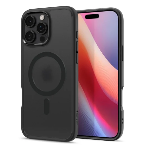 Spigen Ultra Hybrid Mag Case with MagSafe for iPhone 16 Pro - Blackeng