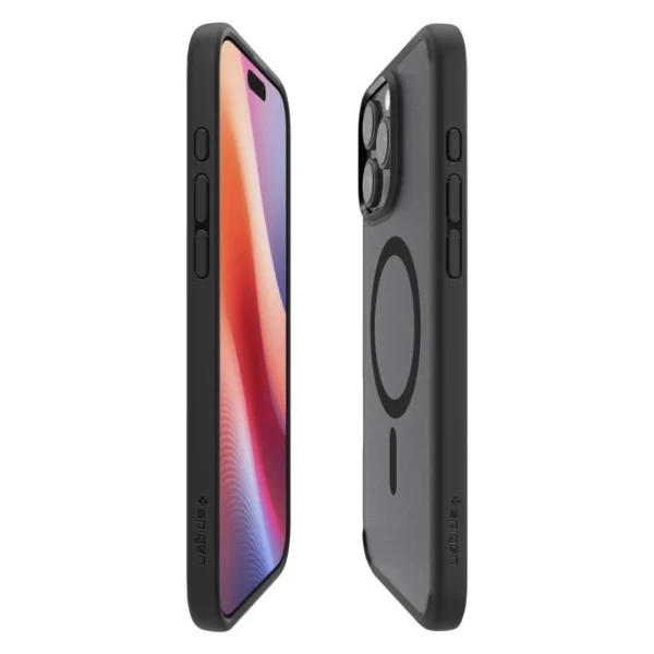Spigen Ultra Hybrid Mag Case with MagSafe for iPhone 16 Pro - Blackeng