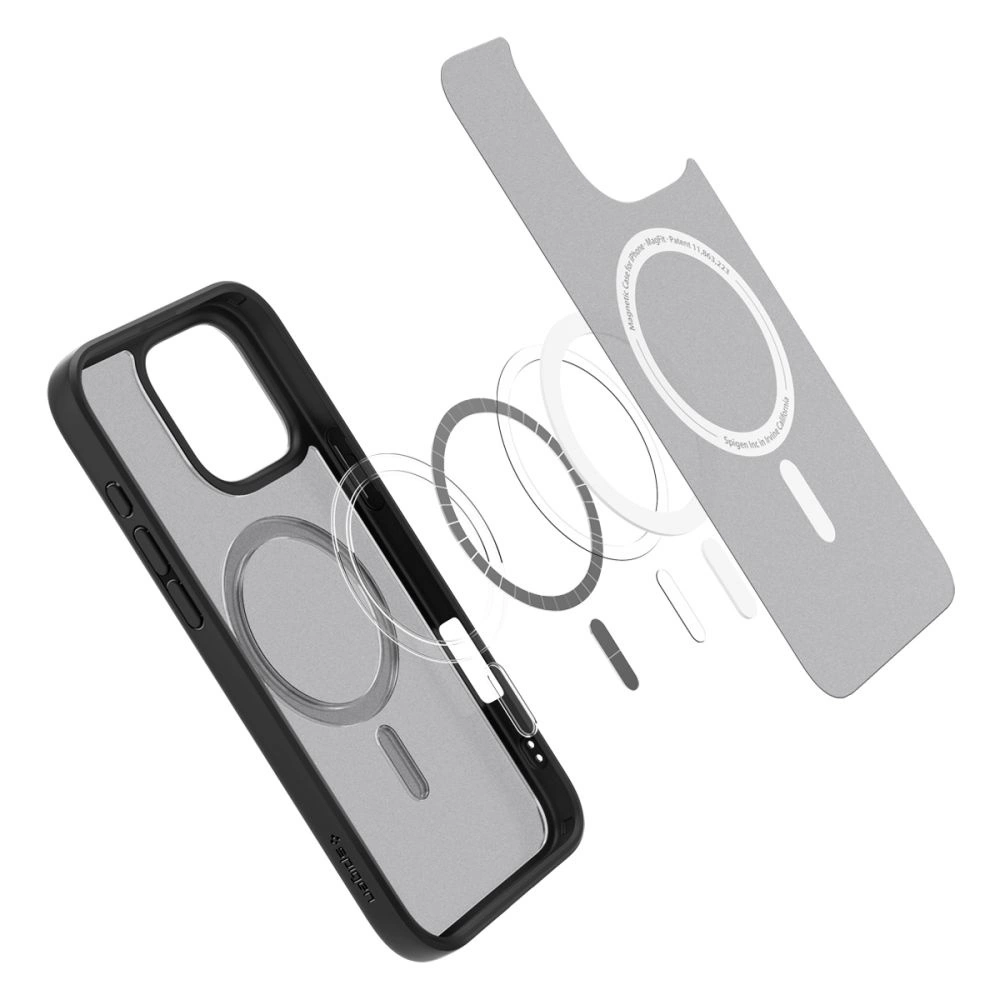 Spigen Ultra Hybrid Mag Case with MagSafe for iPhone 16 Pro - Blackeng