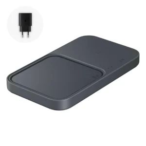 Samsung Duo EP-P5400TBEGEU 15W inductive charger with mains charger and power cable - blackeng
