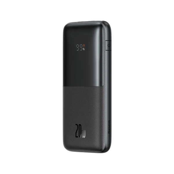 Baseus Bipow Pro Power Bank 10000mAh 20W black with USB Type A - USB Type C 3A 0.3m cable (PPBD040201)eng