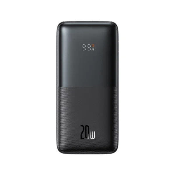 Baseus Bipow Pro Power Bank 10000mAh 20W black with USB Type A - USB Type C 3A 0.3m cable (PPBD040201)eng