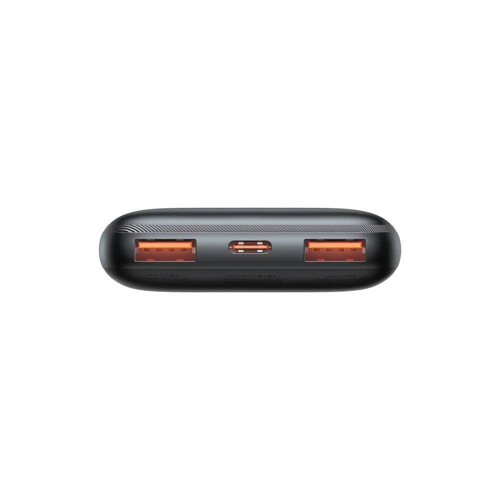 Baseus Bipow Pro Power Bank 10000mAh 20W black with USB Type A - USB Type C 3A 0.3m cable (PPBD040201)eng