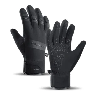 Insulated sports phone gloves (size M) - blackeng