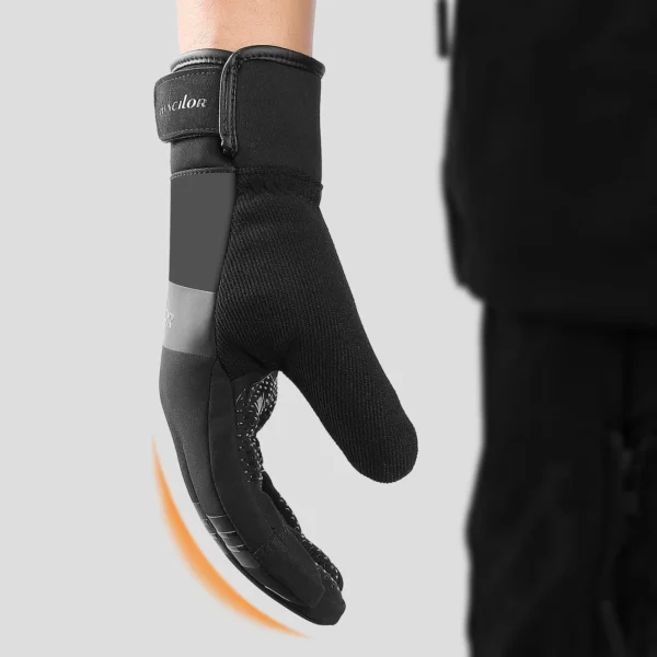 Insulated sports phone gloves (size M) - blackeng