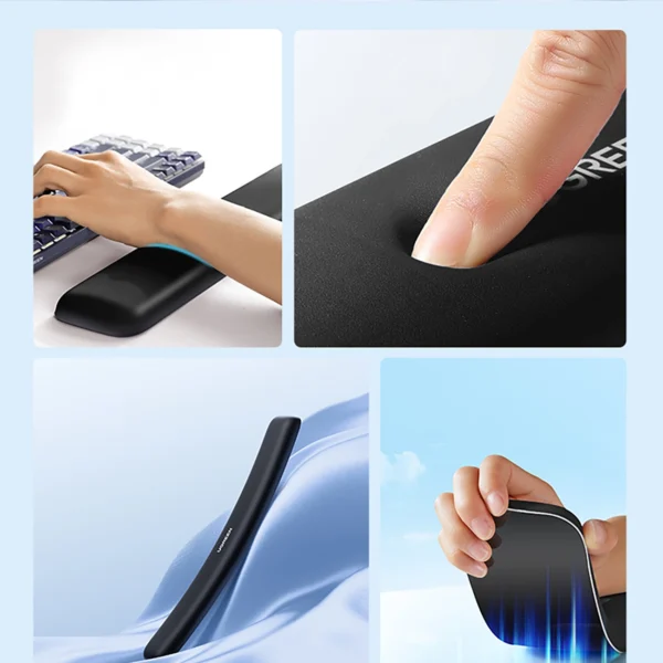 Ugreen LP699 Ergonomic Keyboard Pad - Blackeng