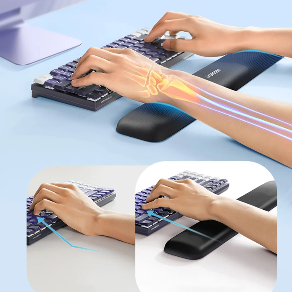 Ugreen LP699 Ergonomic Keyboard Pad - Blackeng