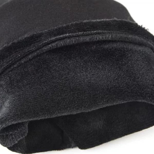 Women's windproof telephone gloves - black and pinkeng