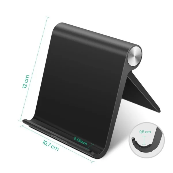 Ugreen LP115 50748 120 x 107 mm desk stand for tablet / phone 4.7-11" - blackeng
