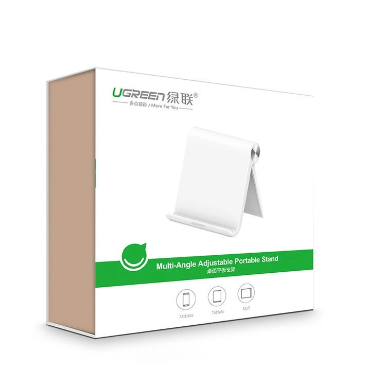 Ugreen LP115 30485 120 x 107 mm desk stand for tablet / phone 4.7-11" - whiteeng