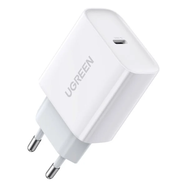 Ugreen USB charger Power Delivery 3.0 Quick Charge 4.0+ 20W 3A white (60450)eng