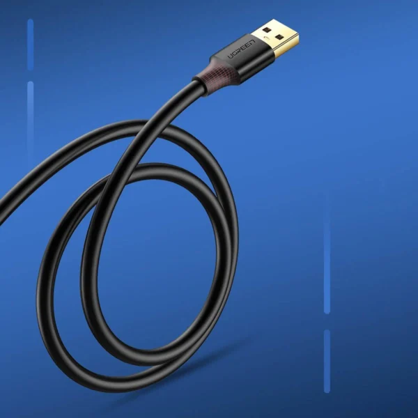 Ugreen USB-A (male) - USB-A (female) adapter extension cable USB 3.0 5Gb/s 0.5m black (US129)eng