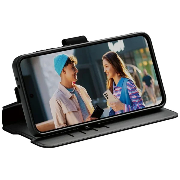 CARE by PanzerGlass Feature Wallet Kickstand Case for Samsung Galaxy A56 5G - Blackeng