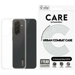 CARE by PanzerGlass Flagship Urban Combat Case for Samsung Galaxy A36 5G - Transparenteng