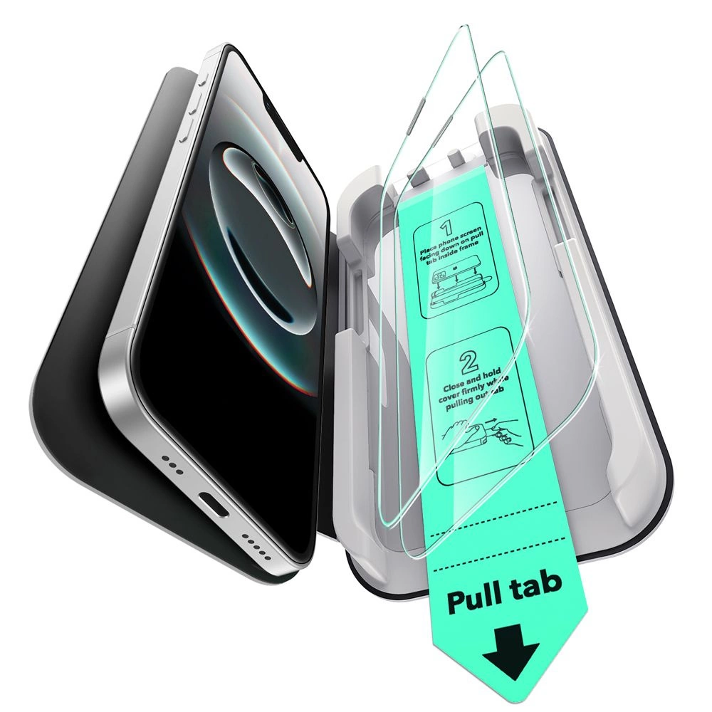 ESR UltraFit Tempered Glass 2-pack case for iPhone 13 / 13 Pro / 14 / 16eeng