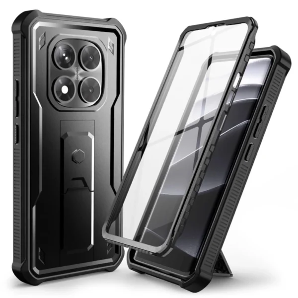 Tech-Protect Kevlar Pro Case for Xiaomi Redmi Note 14 Pro 5G / Poco X7 5G - Blackeng