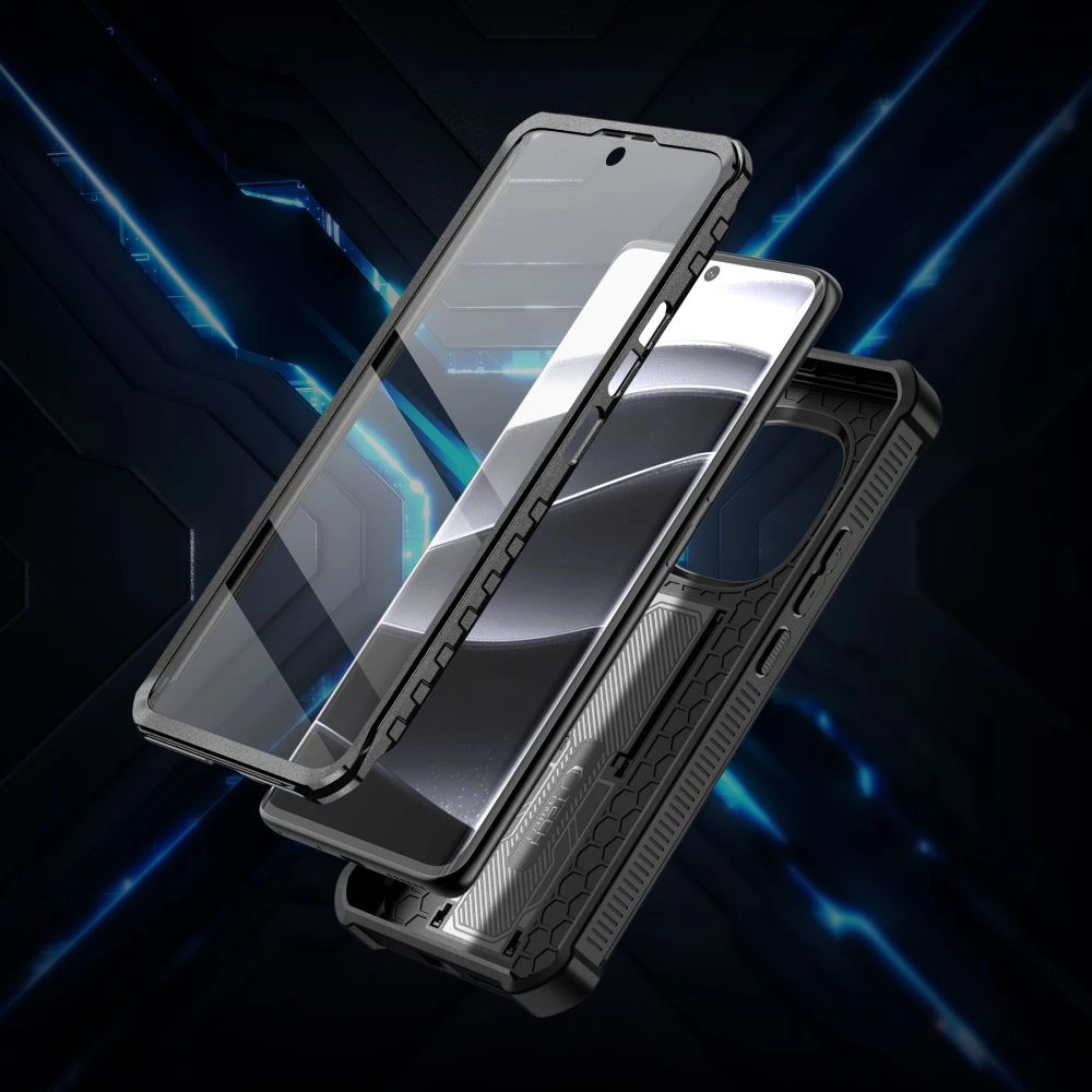 Tech-Protect Kevlar Pro Case for Xiaomi Redmi Note 14 Pro 5G / Poco X7 5G - Blackeng