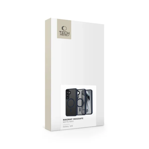 Tech-Protect MagMat MagSafe Case for Samsung Galaxy S25 - Clear Blueeng
