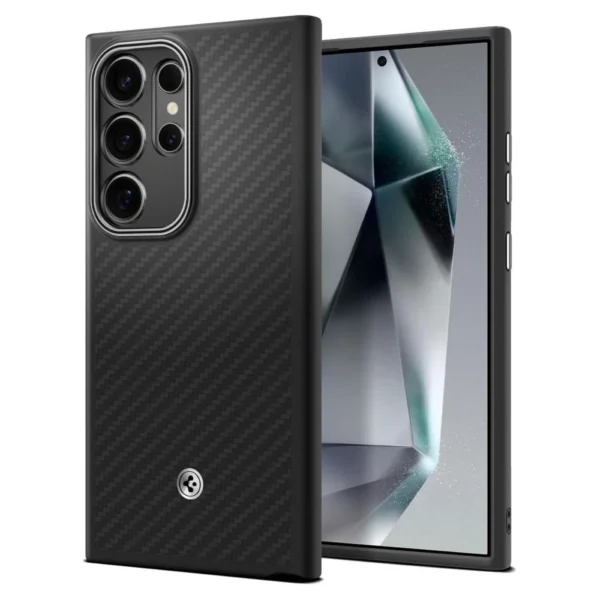 Spigen Enzo Aramid Case for Samsung Galaxy S24 Ultra - Matte Blackeng
