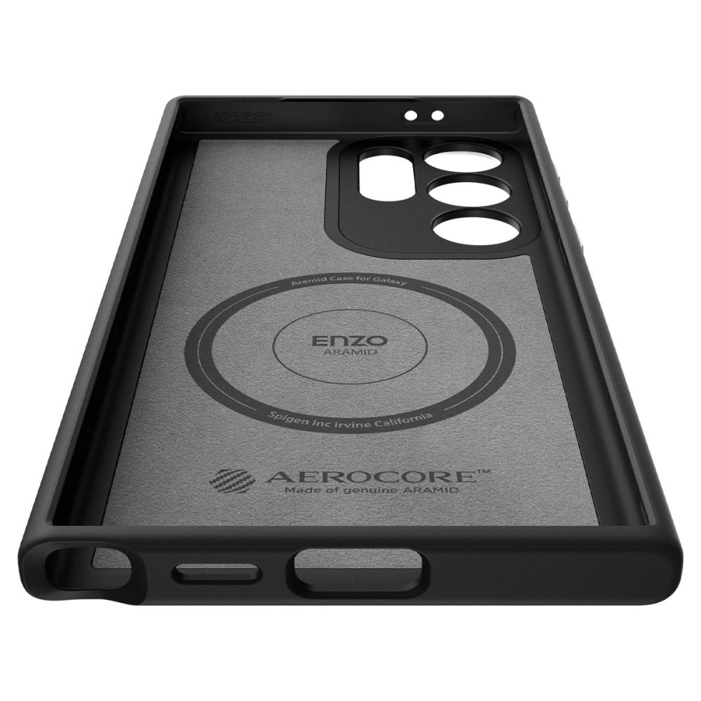 Spigen Enzo Aramid Case for Samsung Galaxy S24 Ultra - Matte Blackeng