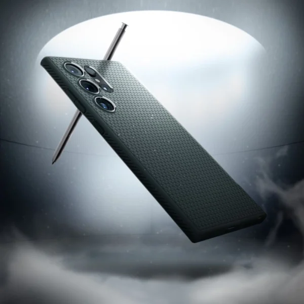 Spigen Liquid Air Case for Samsung Galaxy S24 Ultra - Dark Greeneng