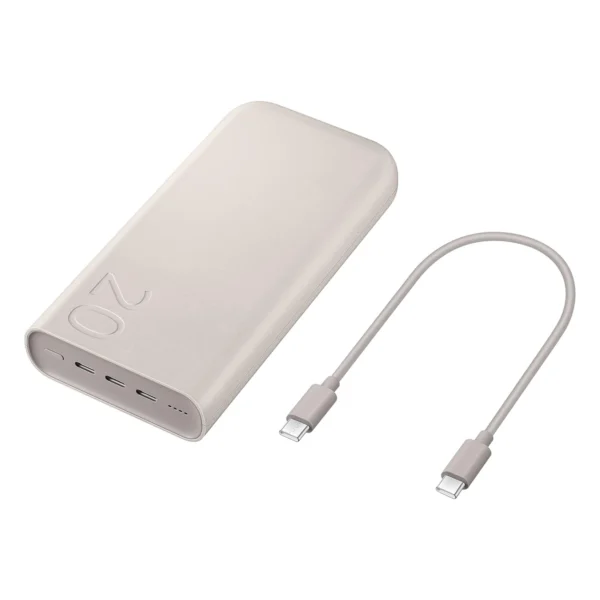 Powerbank Samsung EB-P4520XUEGEU 20000 mAh 3x USB-C 45W SFC - beigeeng