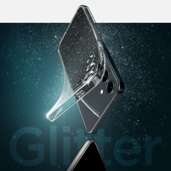 Spigen Liquid Crystal Case for Samsung Galaxy S24+ - Clear-Glittereng