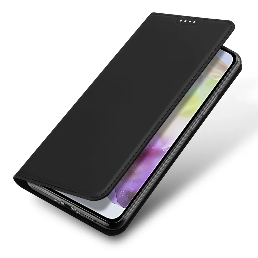 Dux Ducis Skin Pro Case for Samsung Galaxy A36 5G / A56 5G with Flip and Card Slot - Blackeng