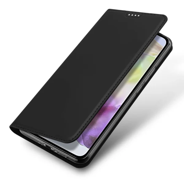 Dux Ducis Skin Pro Case for Samsung Galaxy A36 5G / A56 5G with Flip and Card Slot - Blackeng