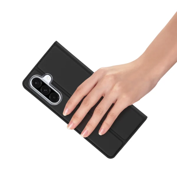 Dux Ducis Skin Pro Case for Samsung Galaxy A36 5G / A56 5G with Flip and Card Slot - Blackeng