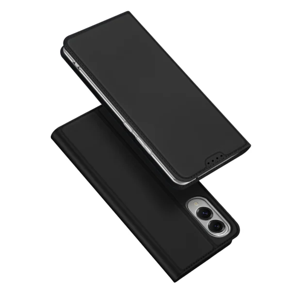 Dux Ducis Skin Pro Case for Samsung Galaxy S25 Edge with Flip and Card Slot - Blackeng