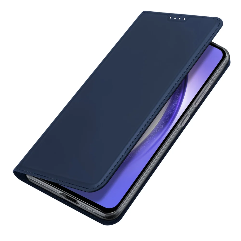 Dux Ducis Skin Pro Case for Samsung Galaxy A55 5G with Flip and Card Slot - Blueeng