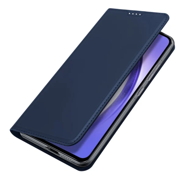 Dux Ducis Skin Pro Case for Samsung Galaxy A55 5G with Flip and Card Slot - Blueeng