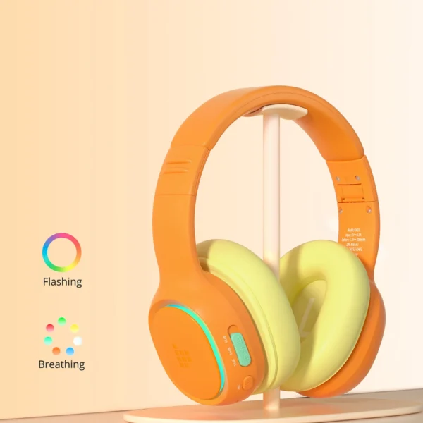 Tronsmart KH03 Wireless Headphones with ANC, for Kids, Safe - Orangeeng