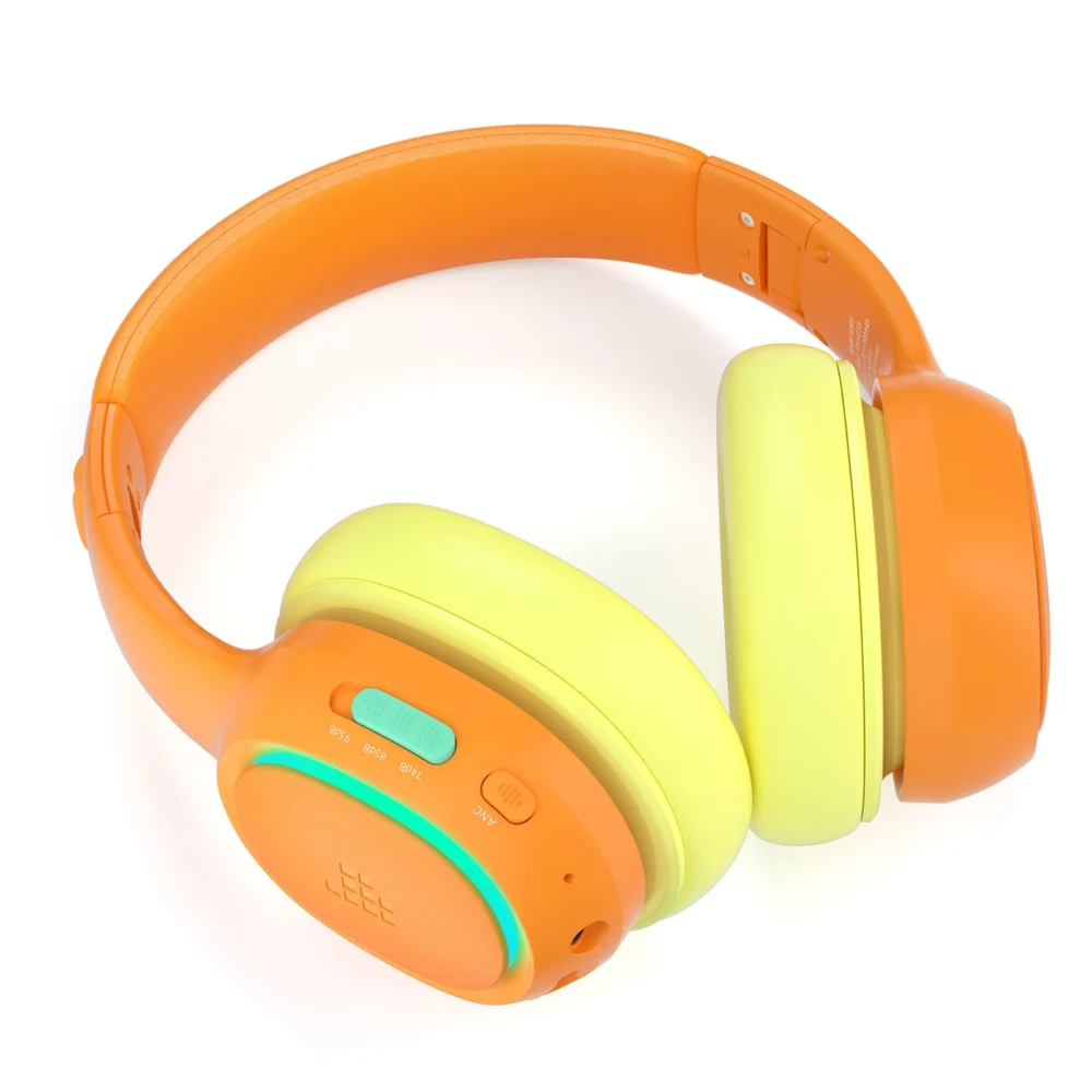 Tronsmart KH03 Wireless Headphones with ANC, for Kids, Safe - Orangeeng
